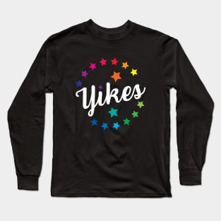 YIKES - Cool and Funny Retro Design Long Sleeve T-Shirt